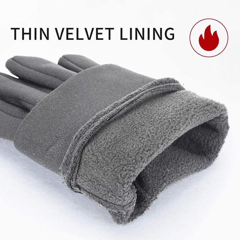 Lorpect Winter Gloves for Men Women Touch Screen Gloves Cold Weather Warm Driving Running Gloves - Image 3